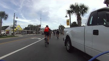 7-20-2012, Near Head on Collision While Passing Cyclists