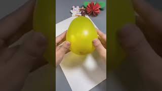 إبداع بالون ?| amazing balloon balloons  hackspaperhacks 5minutecrafts paper  trend viral