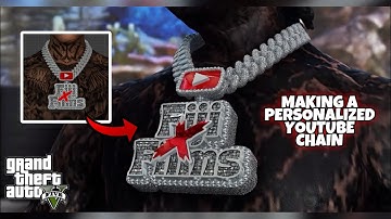 Making A Personalized YouTube Chain Set In GTA 5 RP (FiveM) | Blender 3D Modeling