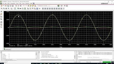 Orcad PSpice Power Supply with a Full Wave Rectifier