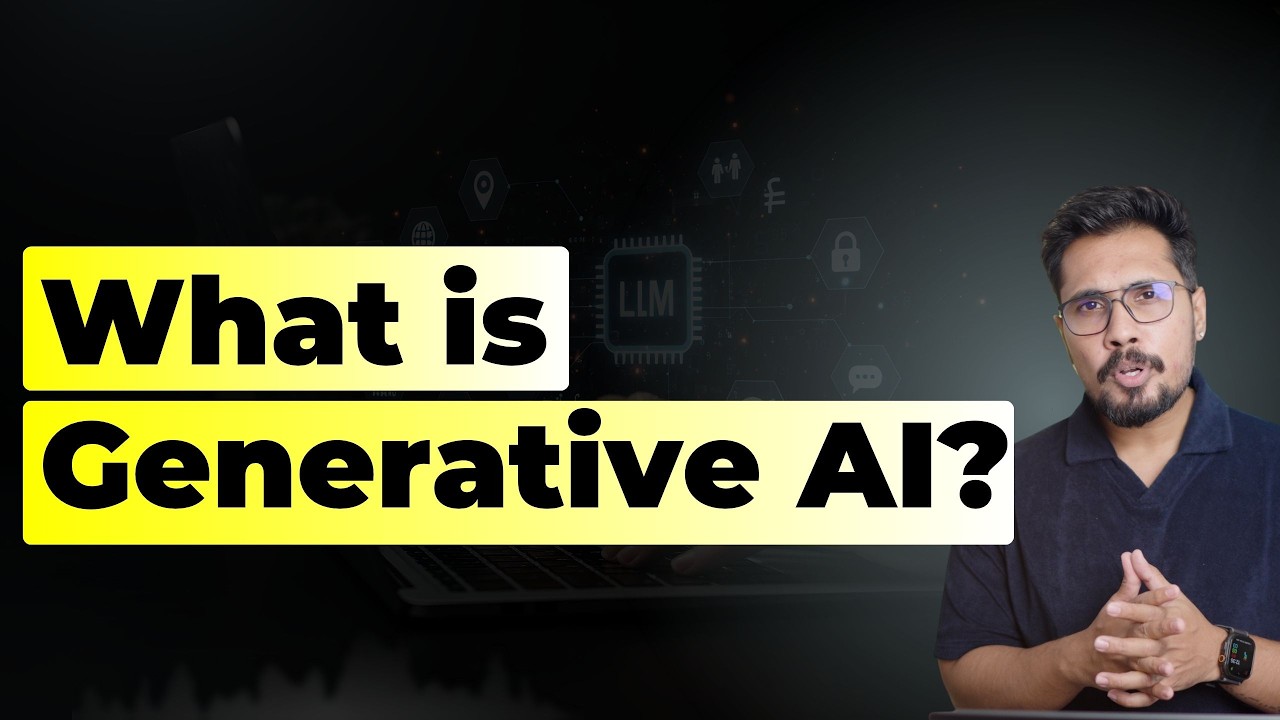 What is Generative AI? A Complete Beginners Tutorial (2026) #genai ...