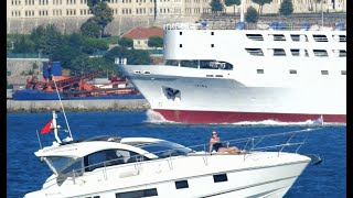 Livestock Carrier Ship TAIBA Work In Bosphorus