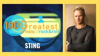 Sting: VH1's 100 Greatest Artists of Rock & Roll - YouTube