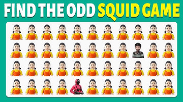 Find the ODD One Out - Squid Game 2 🦑🎮🕹 | 40 Levels | Easy, Medium, Hard | Lamby Quiz