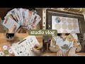 Vlog 🎨 oracle deck, product shoot & shop reopening preps 🌟