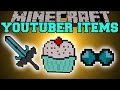 Minecraft: YOUTUBER ITEMS (THEDIAMONDMINECART, CAPTAINSPARKLEZ, YOGSCAST) Mod Showcase