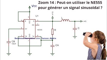 Zoom 14 : Peut-on utiliser le NE555 pour générer un signal sinusoïdal ? (Partie 1)