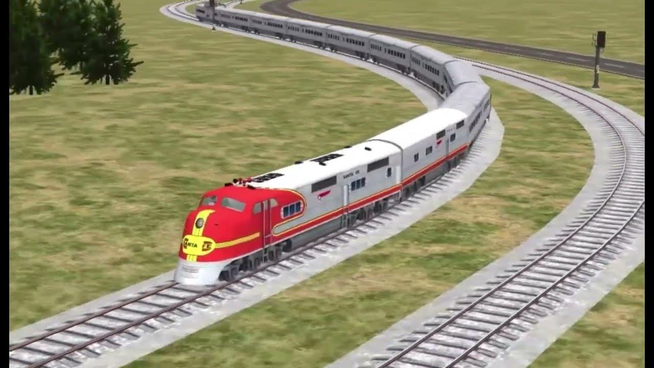 Digital model trains (Train Simulator) YouTube