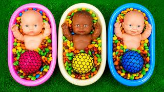 Rainbow Candy Bath 🛁🍭 LIVE Relaxing ASMR & Satisfying Sounds ✨ #asmr #live #satisfying #rainbow 01
