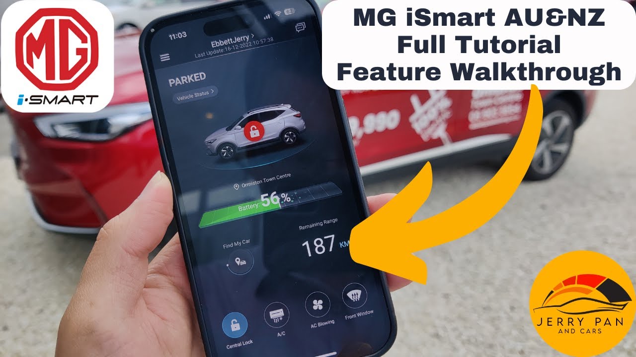 Ein Muss: die MG iSMART Smartphone-App