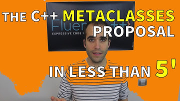The C++ Metaclasses Proposal In Less Than 5 Minutes