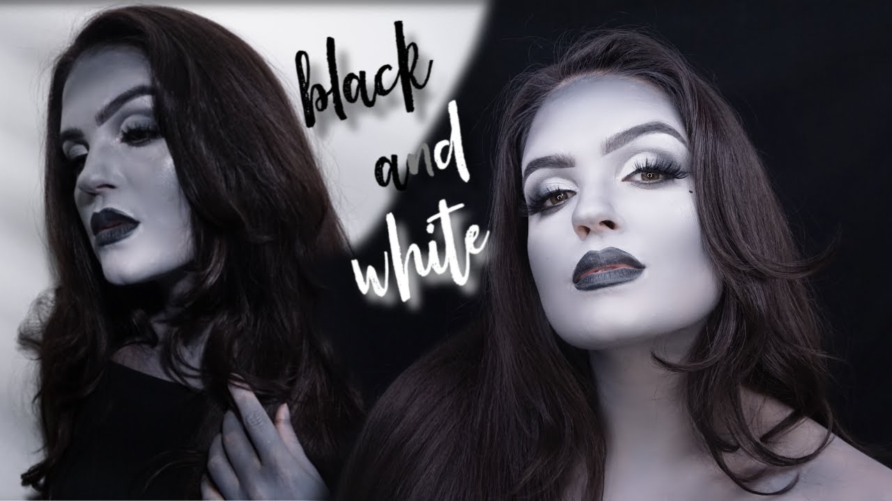 6 Black-and-White Halloween Makeup Looks