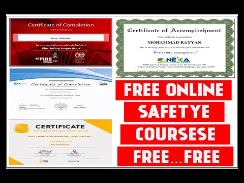 Free Online Safety Courses With Certification
