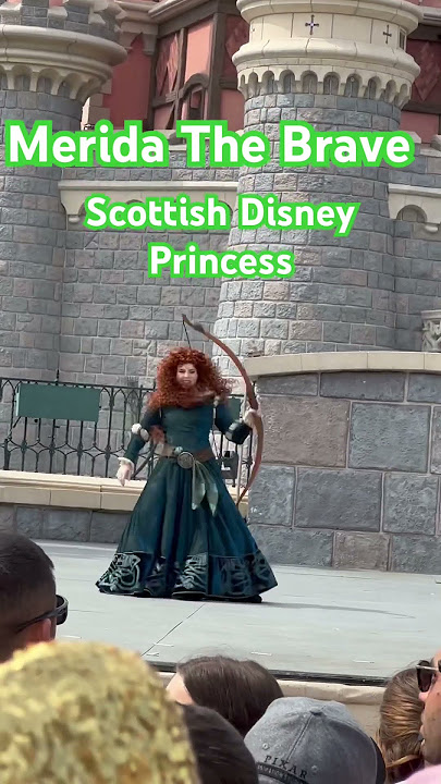 Merida The Brave Disney Princess #disneylandparis #merida #princess #disney #highlanders #dance