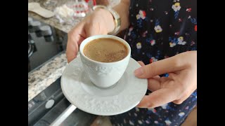 Bakır Cezvede Türk Kahvesi Nasıl Yapılır? (Turkish Coffee in Chopper Pot)