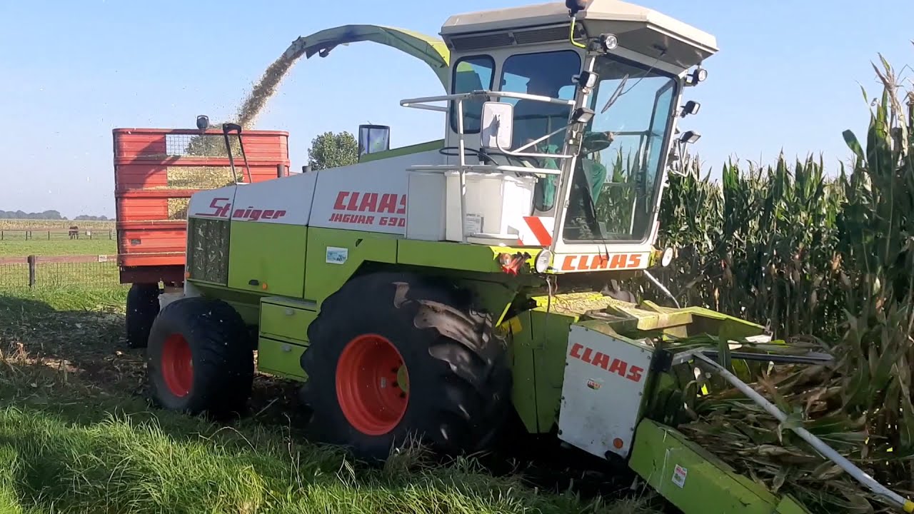 Mais 2021 met claas jaguar 690