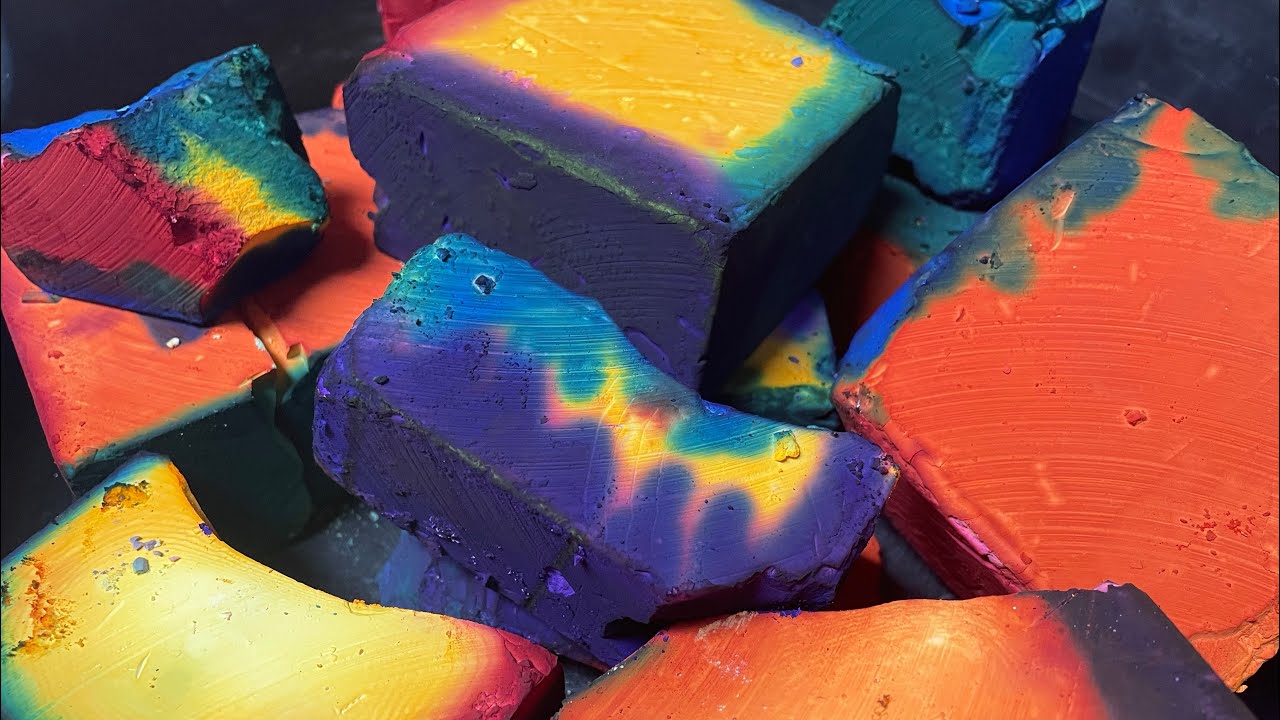 24K Celebration Crush 🥳 | Colorfully Dyed BSN Gym Chalk - YouTube