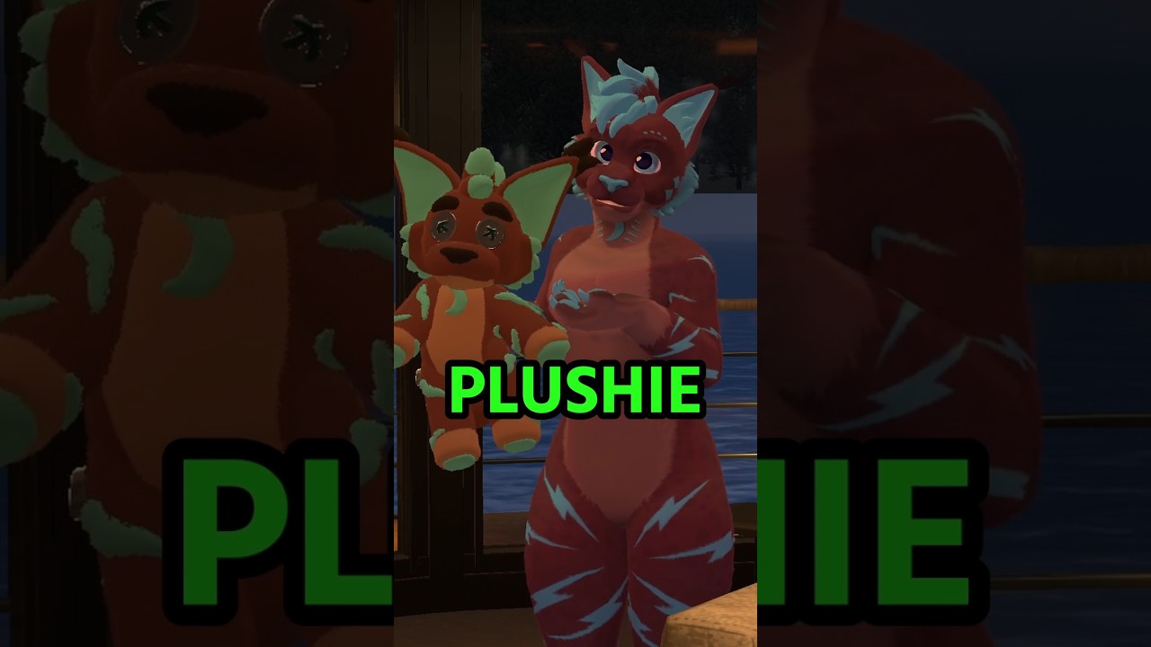 Im a PLUSHIE NOW?? #VRChat #Furry #VRC #furries