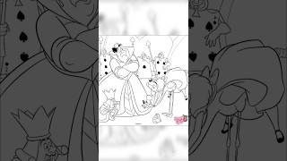 Alice in Wonderland #coloring #artwork #happycolor #relax #disney #avrillavigne #alice