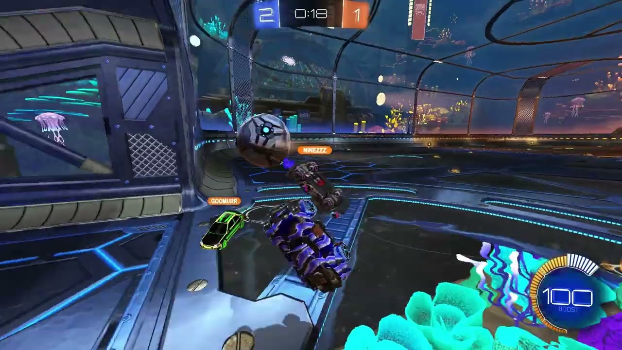 ''Rocket League'' (PC) Drift Reverse Crazy Save