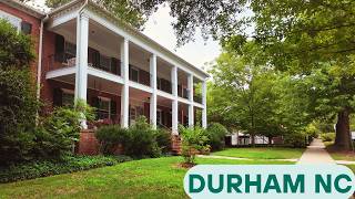 4K LUSH Neighborhood Walk | Trinity Park, Durham NC | Relaxing Ambient Sounds