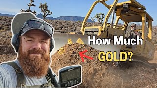 Detecting Gold Nuggets - Bulldozer - Arizona Dessert Tips By Mike Pung Cash Best