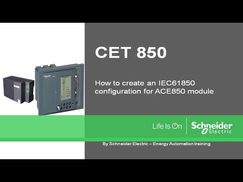Sepam - How to Create an IEC 61850 Configuration File for ACE850 Module?