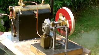 Unusual Oscillating Steam Engine Test