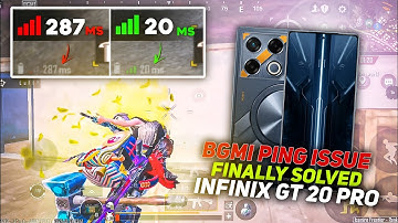 HOW TO FIX PING HIGH ISSUE IN BGMI ON INFINIX GT 20 PRO