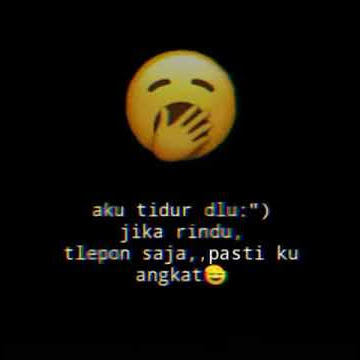 Aku tidur dulu