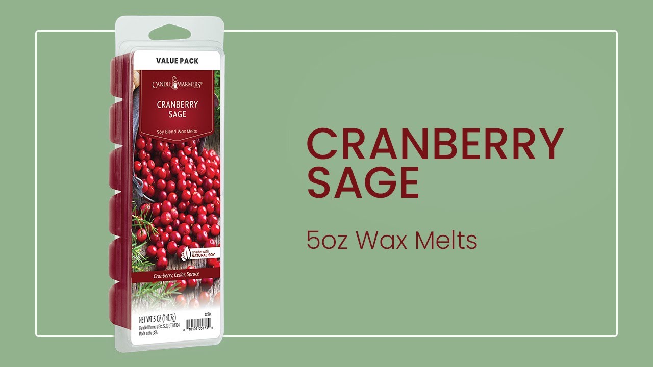 Cranberry Sage Wax Melts 5oz | Candle Warmers