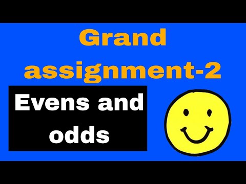 Grand assignment-2...Evens and odds problem explained in telugu| #viral  #python #nxtwave
