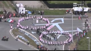 96° Giro d'Italia - 16 tappa 2105 2013 Bicicletta Umana Scuola Elementare Aglie