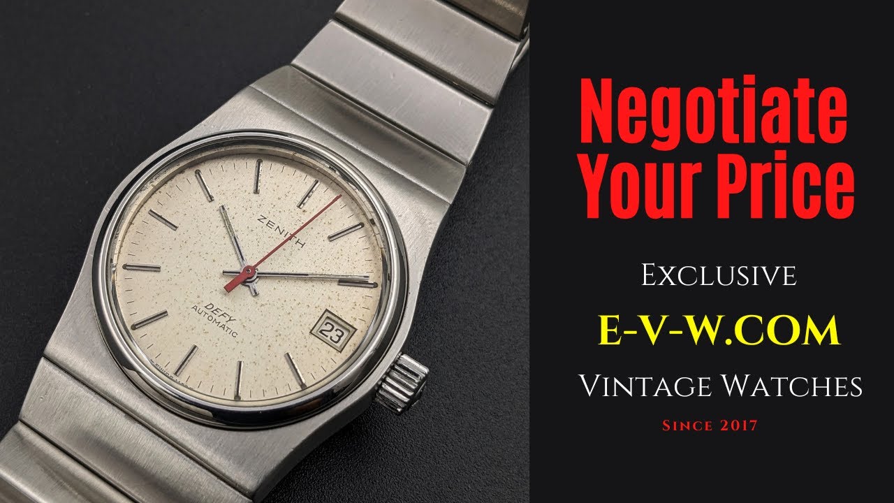 54 Years Old Vintage Zenith Defy Surf Automatic / Cal. 456 Vintage