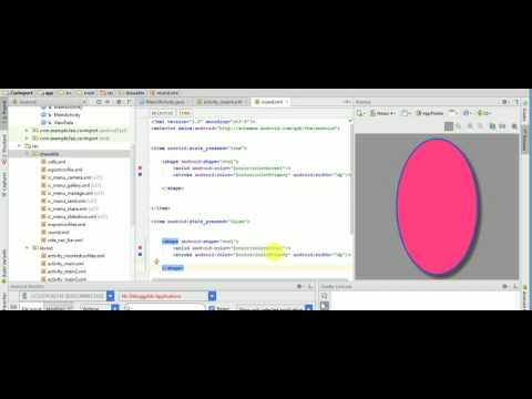 android round button