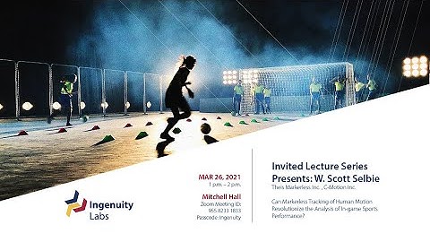 Dr. W. Scott Selbie, CEO, Theia Markerless - Markerless Tracking of Human Motion