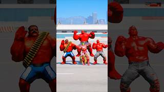 SPIDE-RMAN VS IRON HULK SUPERHEROES BATTLE #gta5 #shorts #spiderman #hulk