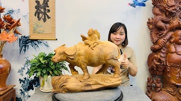 Thưởng lãm Tác Phẩm Tiểu Đồng Chăn Trâu gỗ ngọc am. Hàng Mộc Thơm khắp xóm. Lh; 0389889968 (zalo)