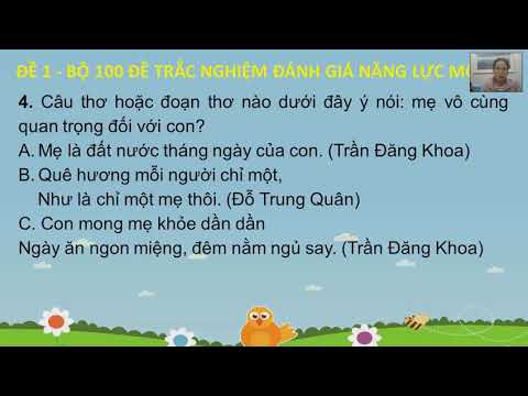 Ôn Tiếng Việt Lớp 5 - Chữa đề thi ôn tập kiến thức Tiếng Việt lớp 5 lên 6 (Đề số 1)