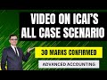 ALL CASE SCENARIO OF ICAI ! ADVANCED ACCOUNTING! 30 MARKS CONFIRMED!