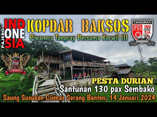 KOPDAR & SANTUNAN PAJERO INDONESIA ONE CHAPTER TANGRAY BERSAMA KORWIL III class=