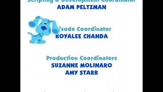 Blues Clues Telling Time With Blue Credits Recreation 2002