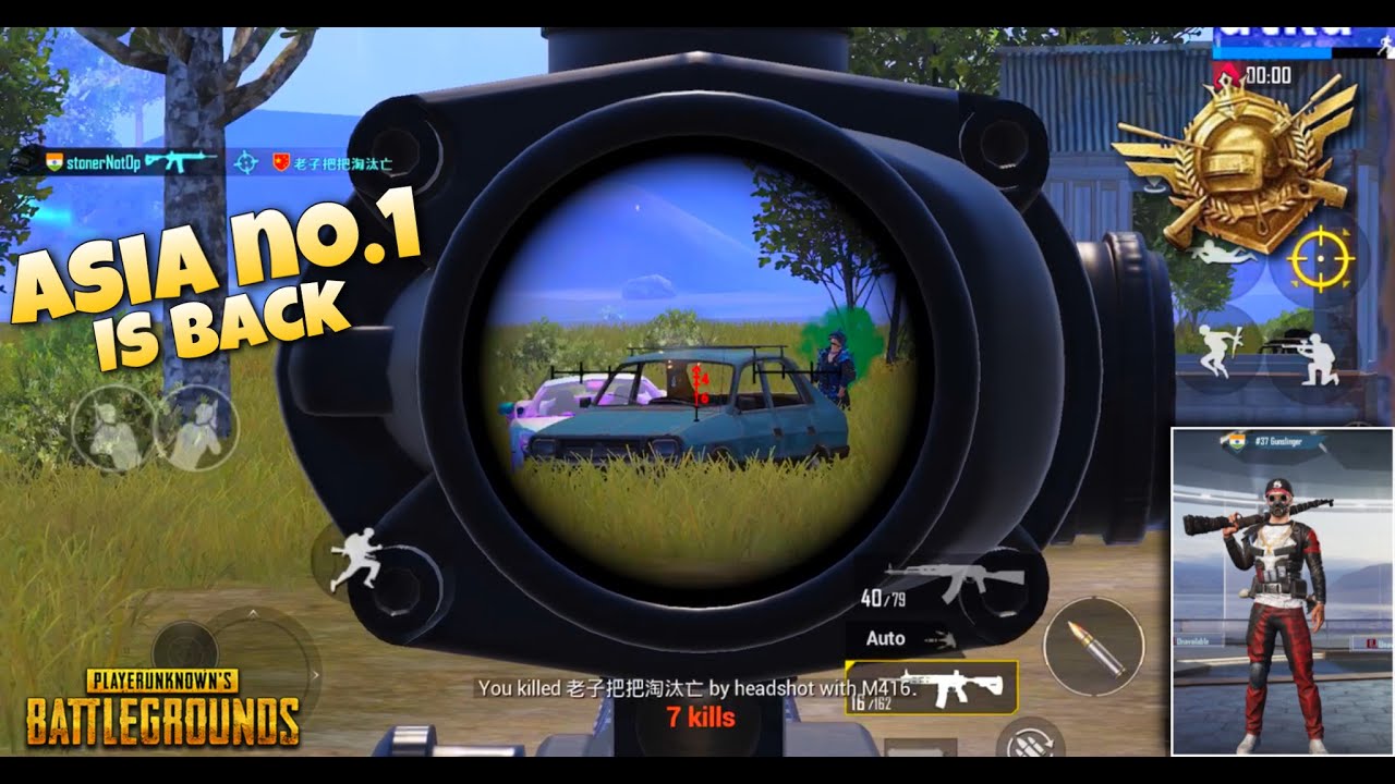 Asia top 100 Solo Conqueror ranking match | solo rankpush | Pubg mobile - Stonernotop