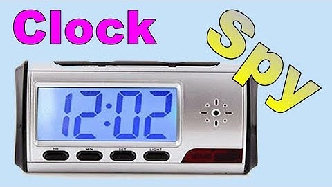 Clock Spy Camera  remote control