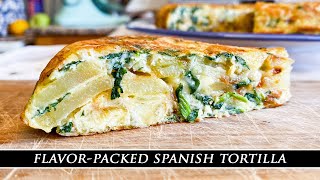 One of the BEST-TASTING Spanish Omelettes | Tortilla de Patatas Recipe