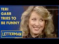 Teri Garr Totally Bombs Telling Jokes | Letterman