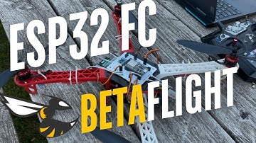 Betaflight on DIY ESP32 Fligt Controller Quadcopter!