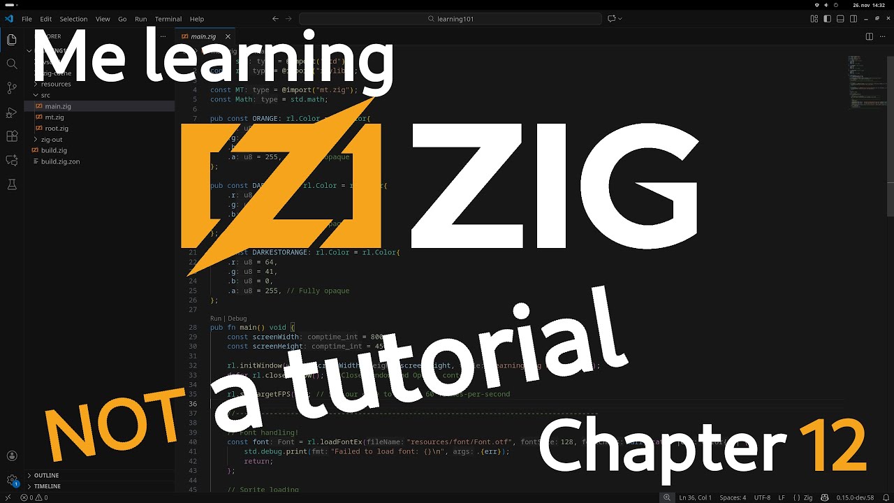 Learning Zig Live - Chapter 12 - YouTube