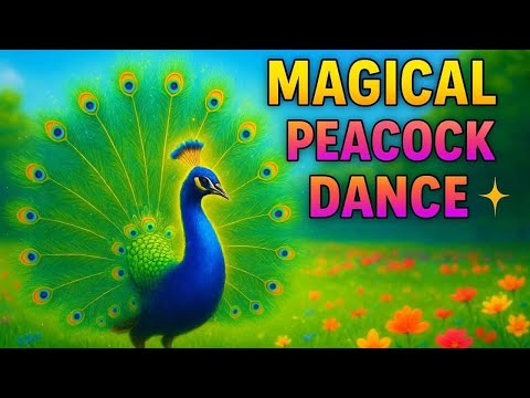 Peacock Dance Display - Peacocks Opening Feathers HD & Bird Sound