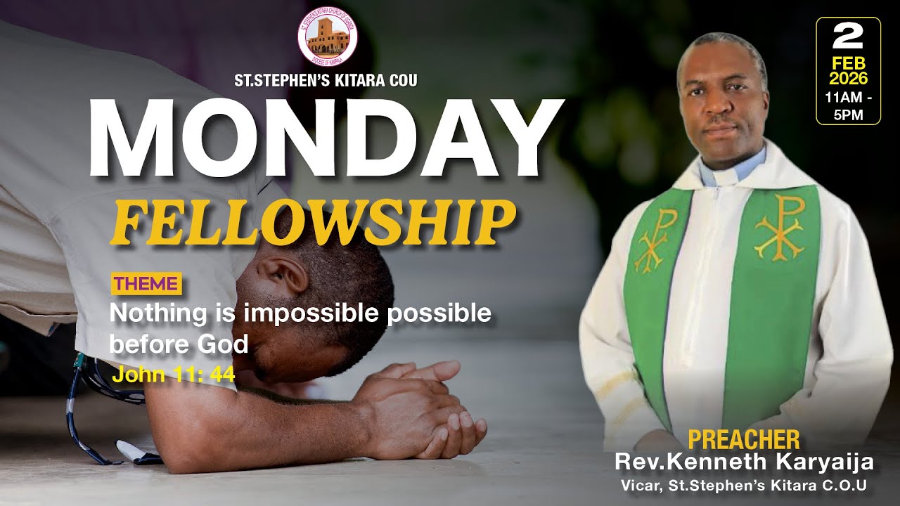 11:00AM | MONDAY FELLOWSHIP - PRAYER AND DELIVERANCE